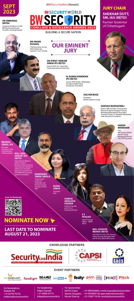 BW Security World Conclave & Excellence Awards 2023